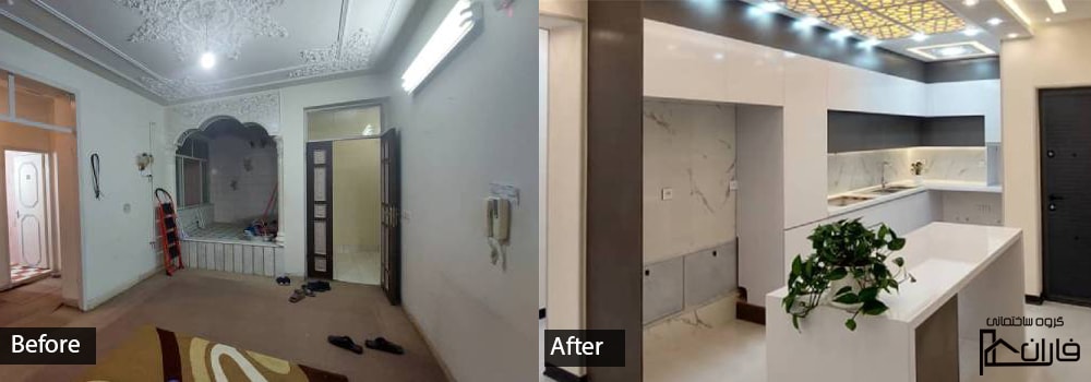 بازسازی اپارتمان درشیراز
