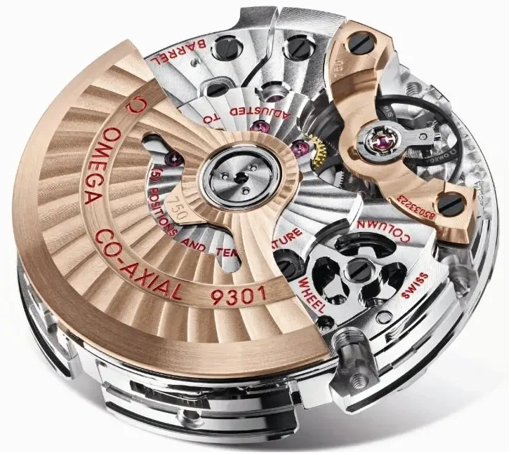 نمای نزدیک از موتور اتوماتیک ساعت لوکس در گالری مدشاپینو