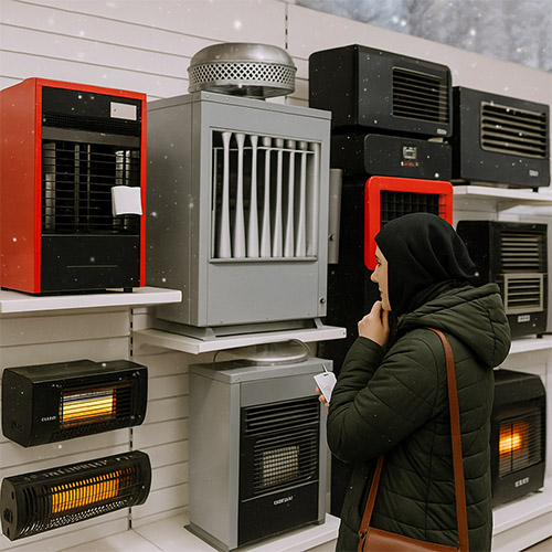 عوامل مؤثر بر قیمت هیتر گازی در زمستان ۱۴۰۴